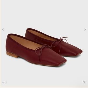 Mansur Gavriel square toe ballerina size 37